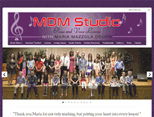 Tablet Screenshot of mdmmusicstudio.com